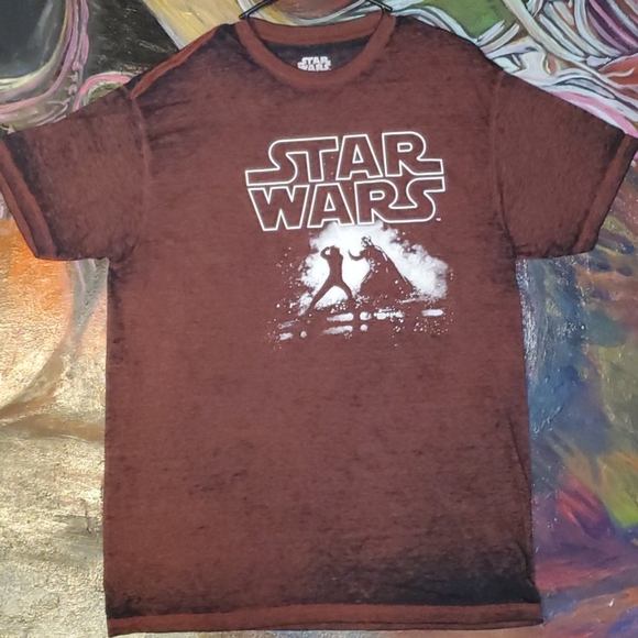 Star Wars distressed mens graphic tee
